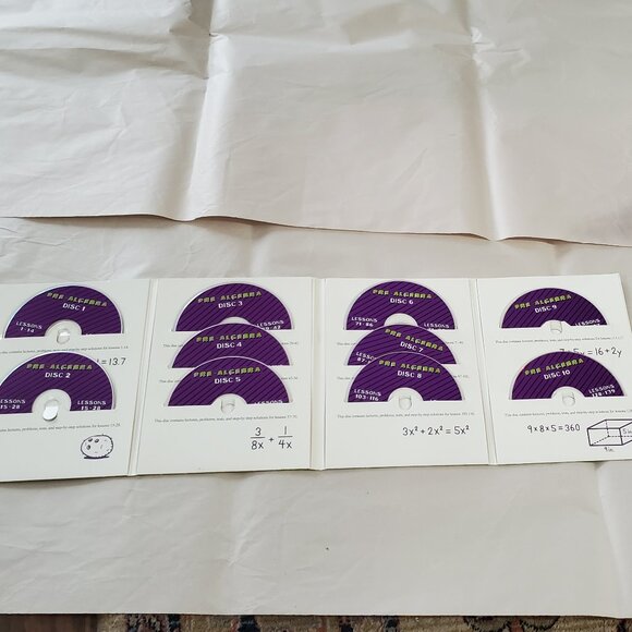 Teaching Textbooks 10 disc set of Pre Algebra CDs - Picture 3 of 4